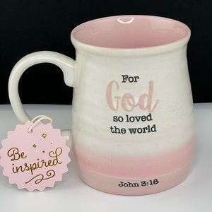 Scripture Collection - ‘John 3:16’ Scripture ceramic mug. NWT Firm! No offers!